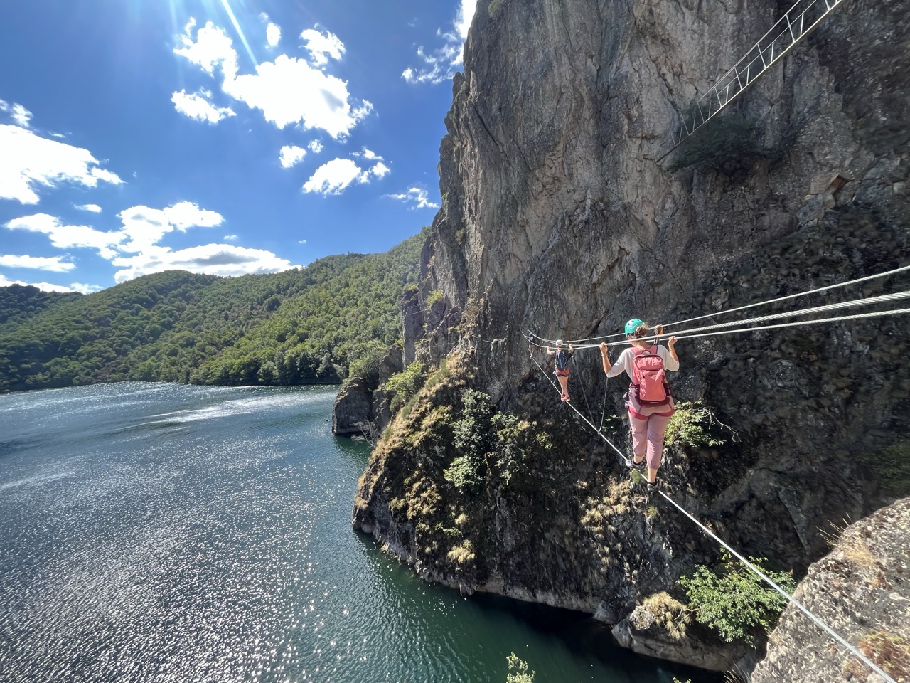 Via Fort Via Ferrata - Lac de Villefort with Kayacorde Ardèche