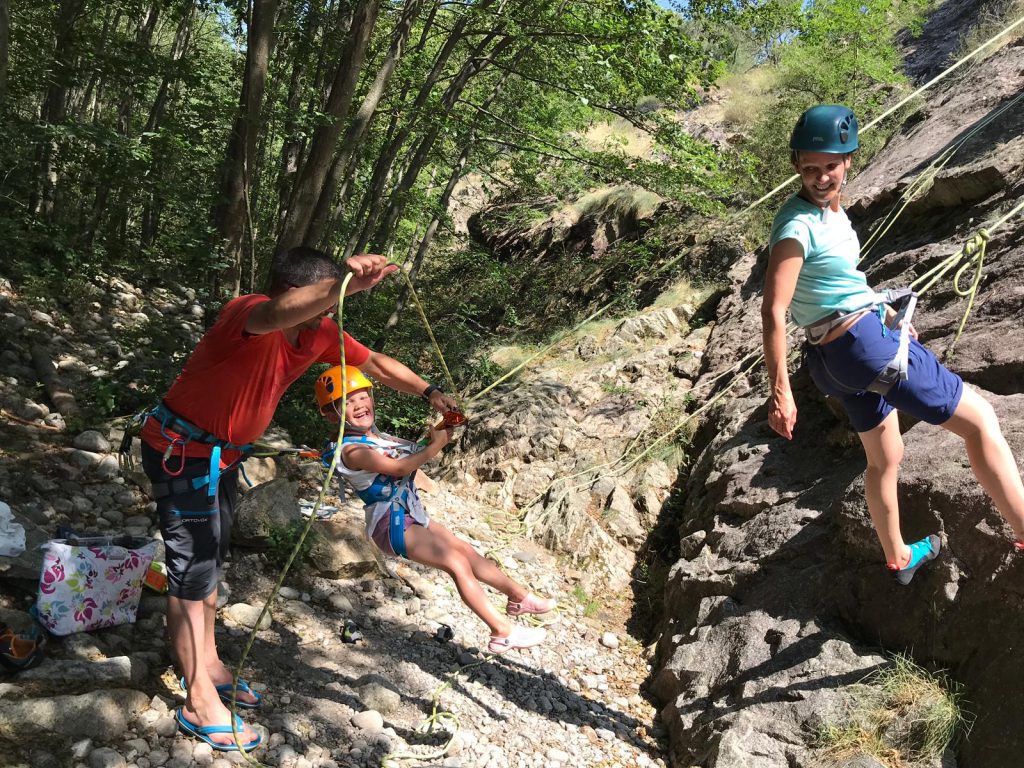 Family climbing
